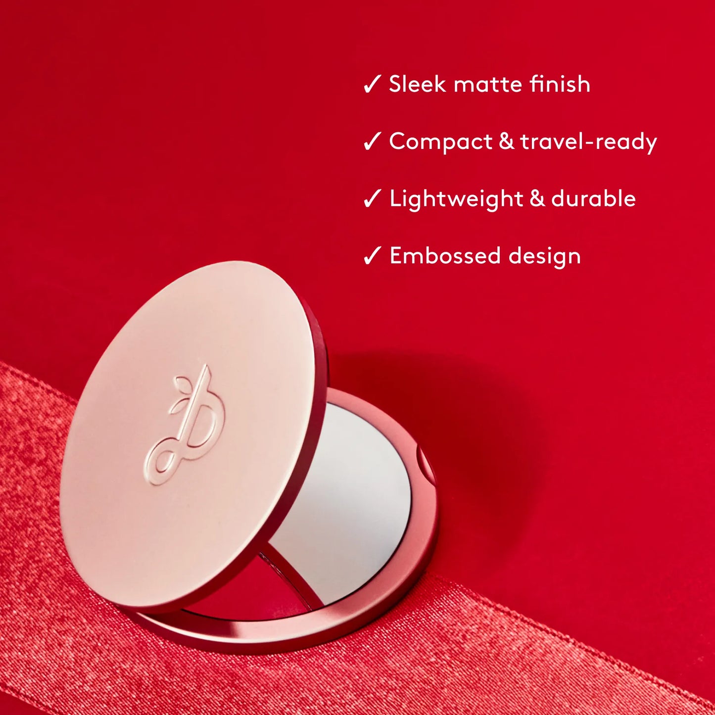 
                
                  Luxe Compact Mirror: Touch up your glow, anywhere you go
                
              