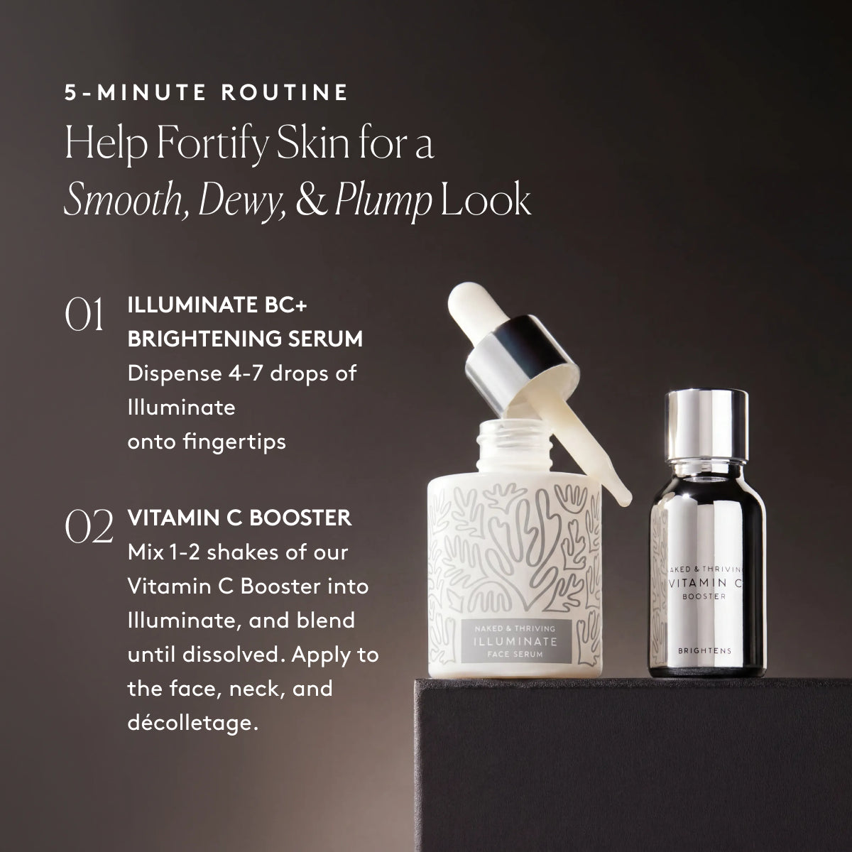 
                
                  Step-by-step 5-minute routine for the Super Bright Set
                
              
