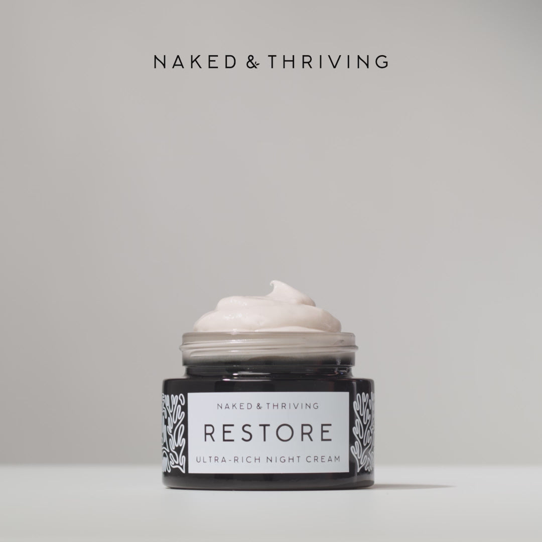 
                
                  Load and play video in Gallery viewer, Decorative video thumbnail for Restore Ultra-Rich Night Cream
                
              